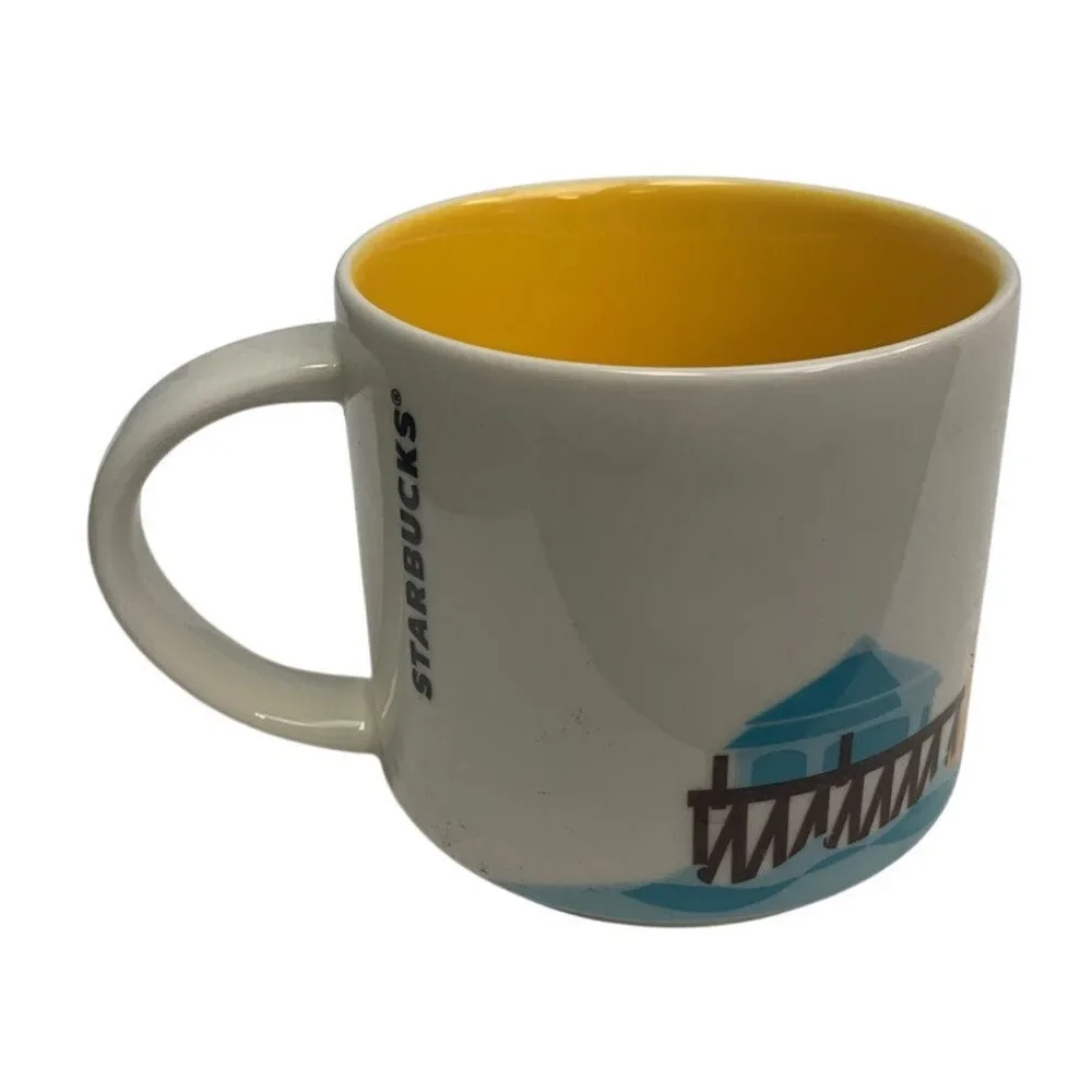 2015 New Starbucks You Are Here Collection Orange County 14oz Ceramic Coffee Mug